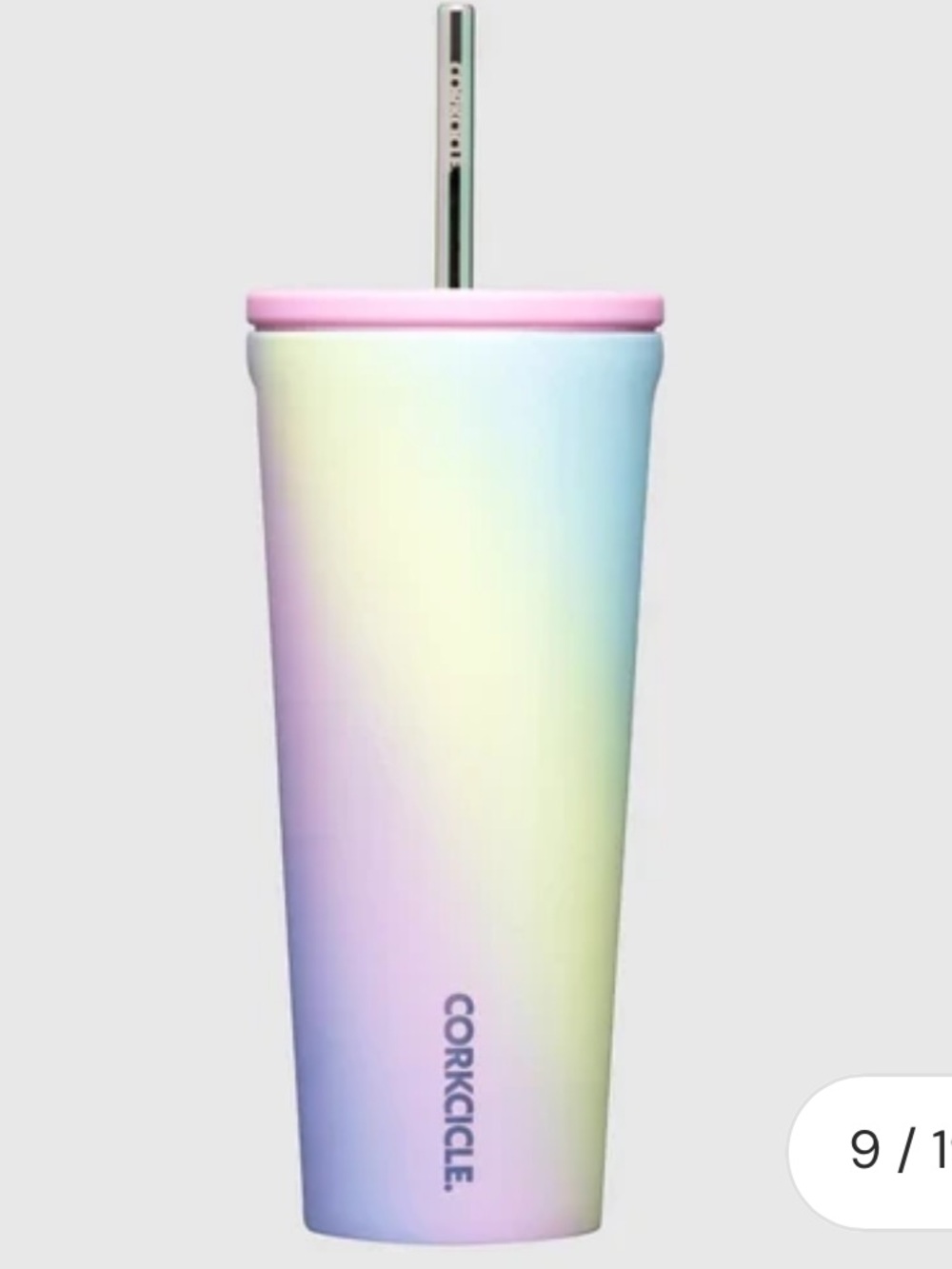 Corkcicle Unicorn 24oz Reusable Tumbler NWOT